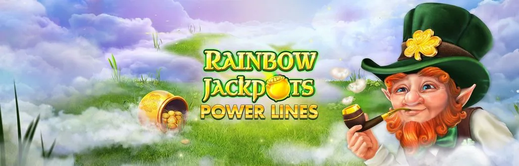 Rainbow Jackpots Power Lines slot demo preview