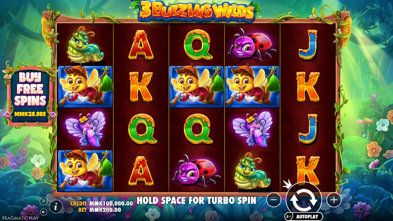 3 Buzzing Wilds™ slot demo preview