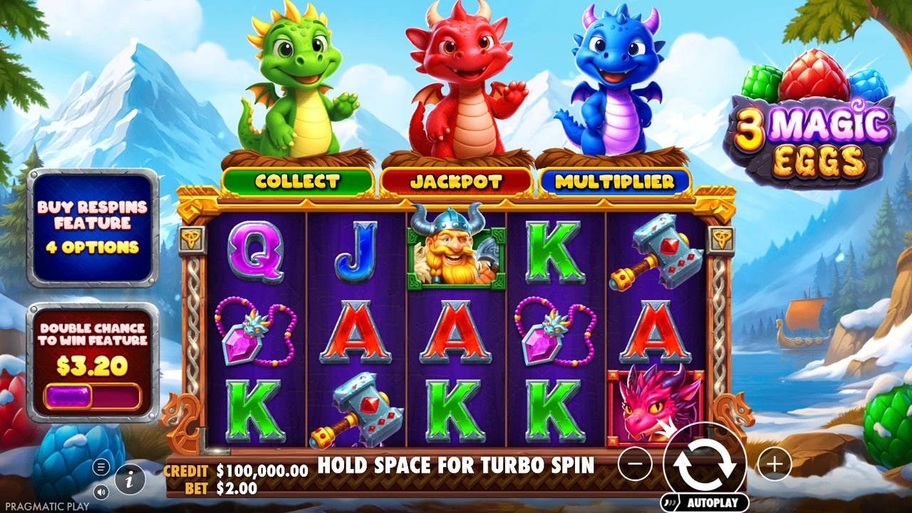 3 Magic Eggs slot demo preview