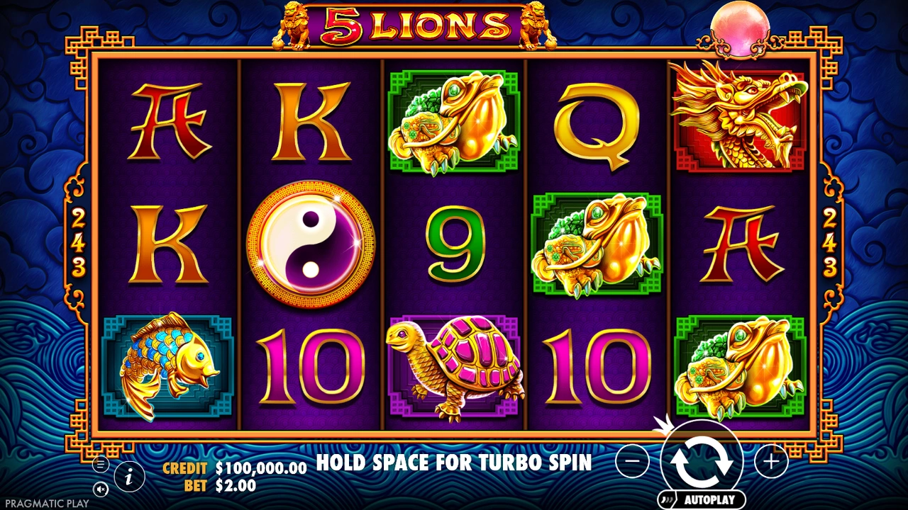 5 Lions™ slot demo preview