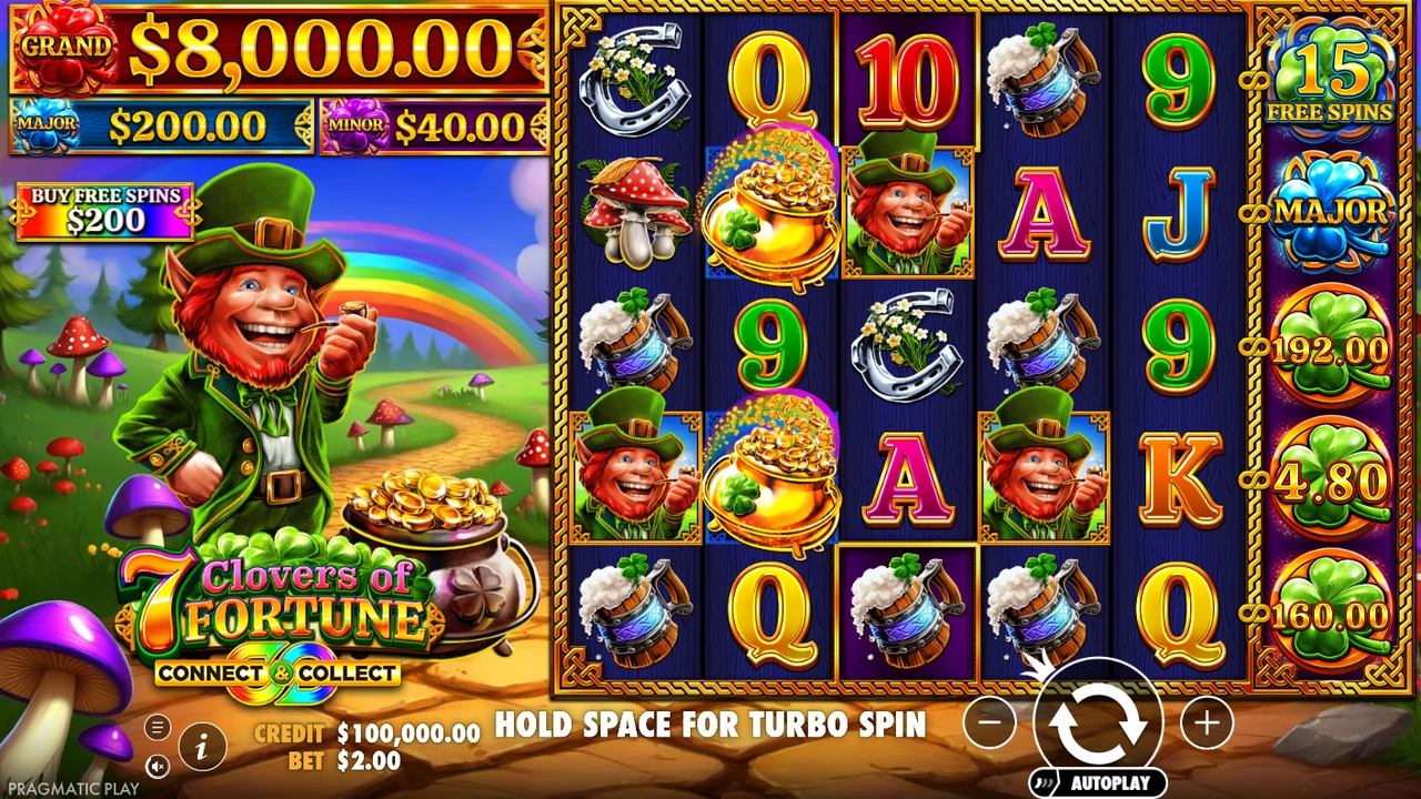 7 Clovers of Fortune slot demo preview