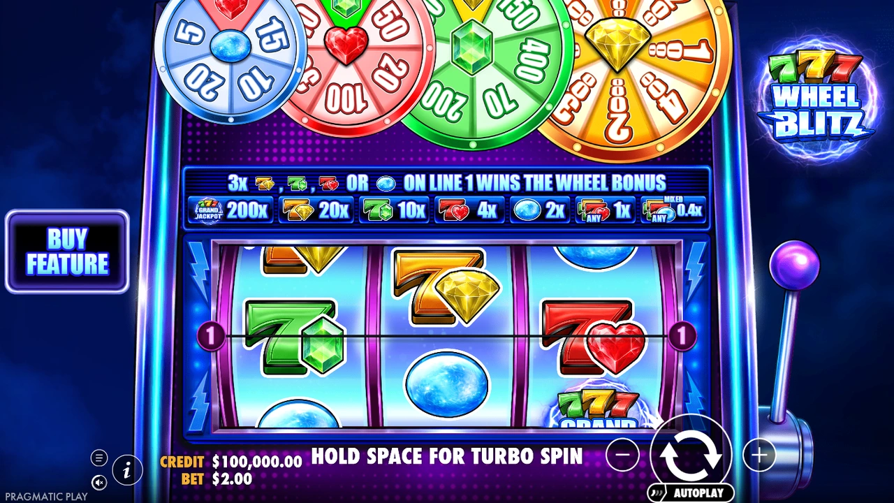 777 Wheel Blitz slot demo preview
