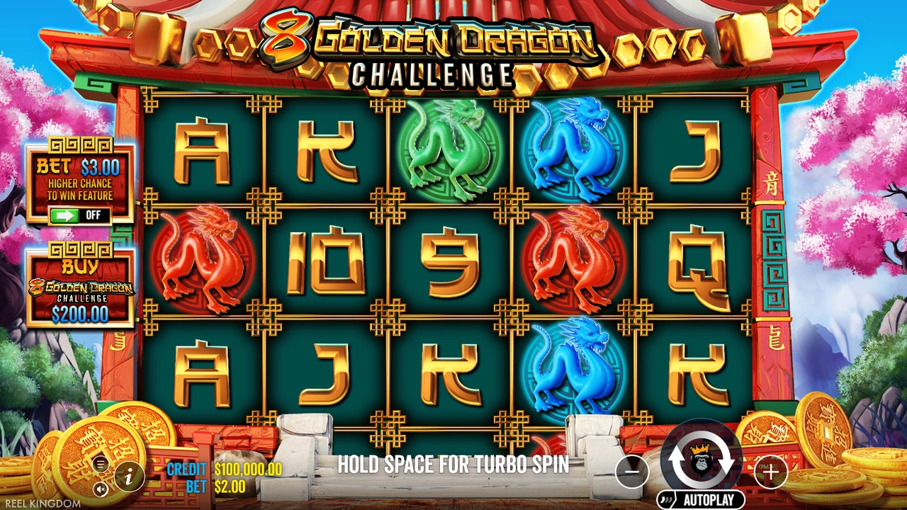 8 Golden Dragon Challenge™ slot demo preview