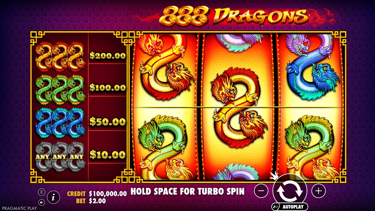 888 Dragons™ slot demo preview