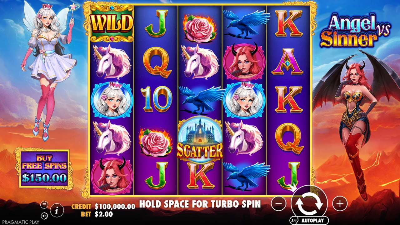 Angel vs Sinner slot demo preview