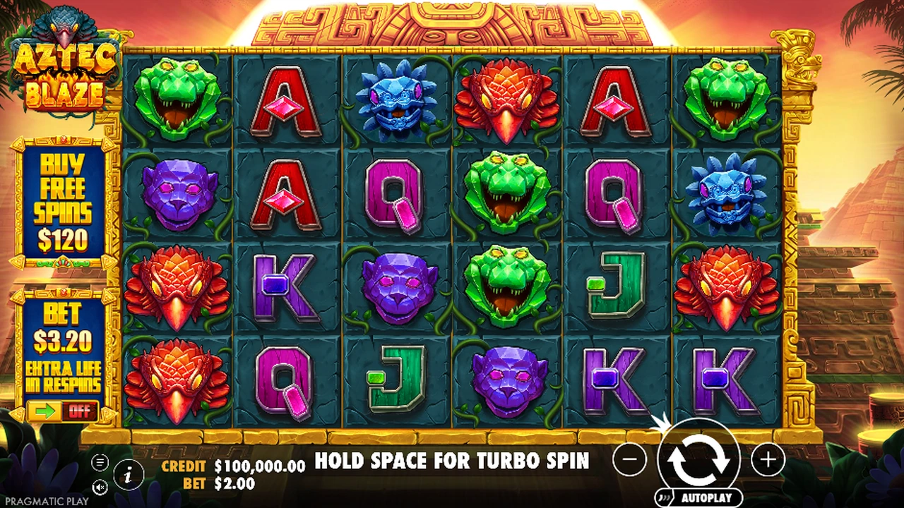Aztec Blaze slot demo preview