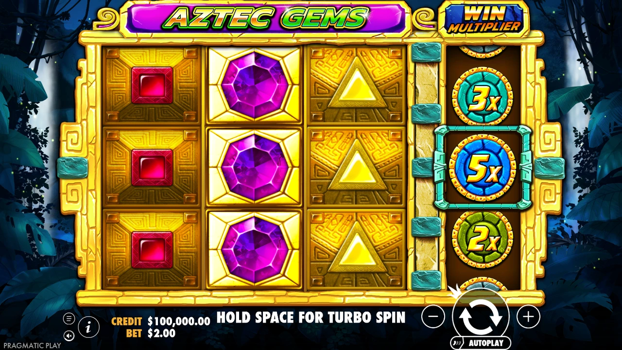 Aztec Gems™ slot demo preview