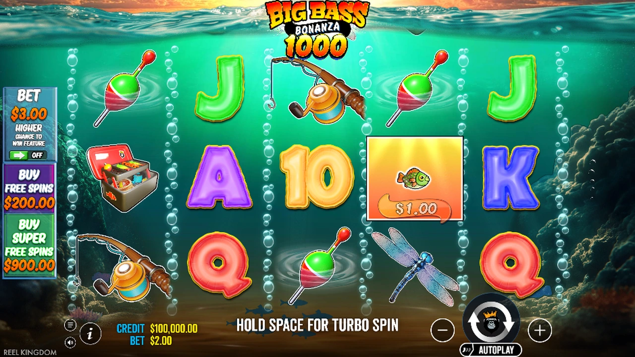 Big Bass Bonanza 1000 slot preview