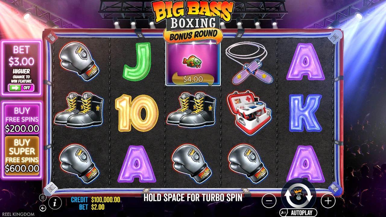 Big Bass Boxing Bonus Round slot demo preview