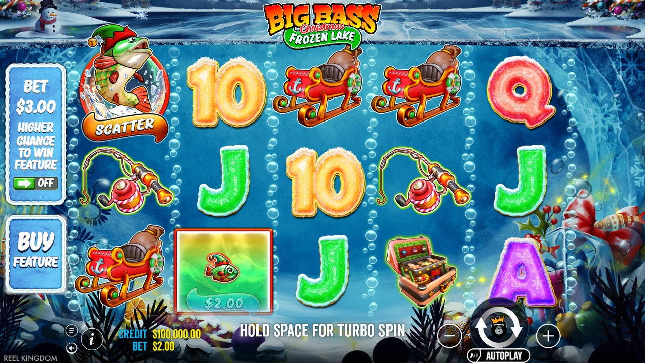 Big Bass Christmas – Frozen Lake slot preview
