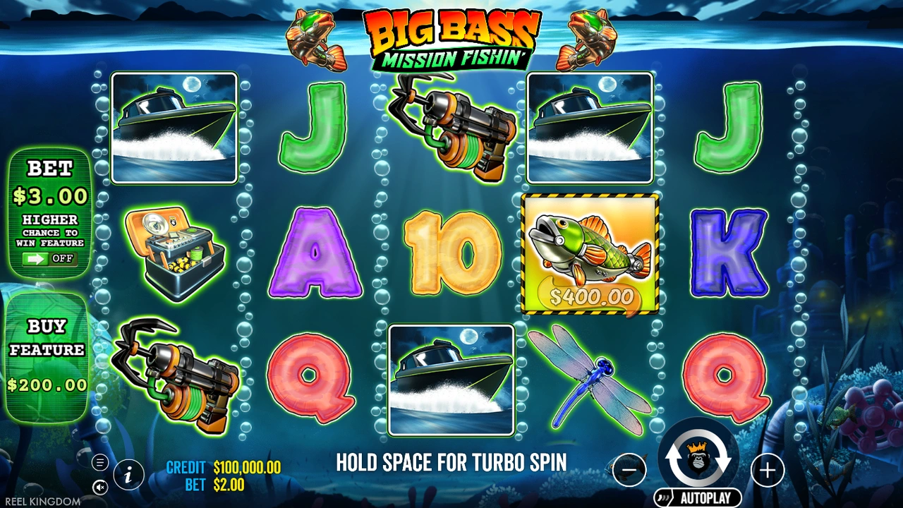 Big Bass Mission Fishin’ slot demo preview