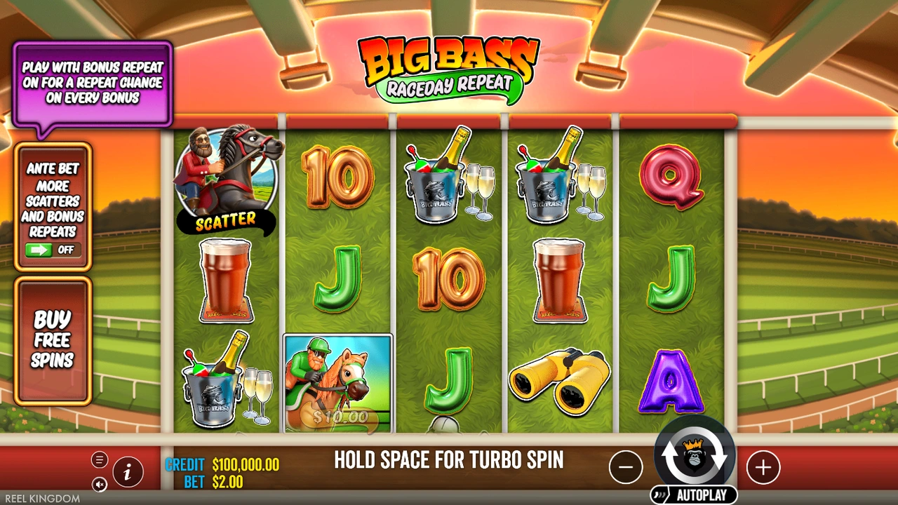 Big Bass Raceday Repeat slot demo preview