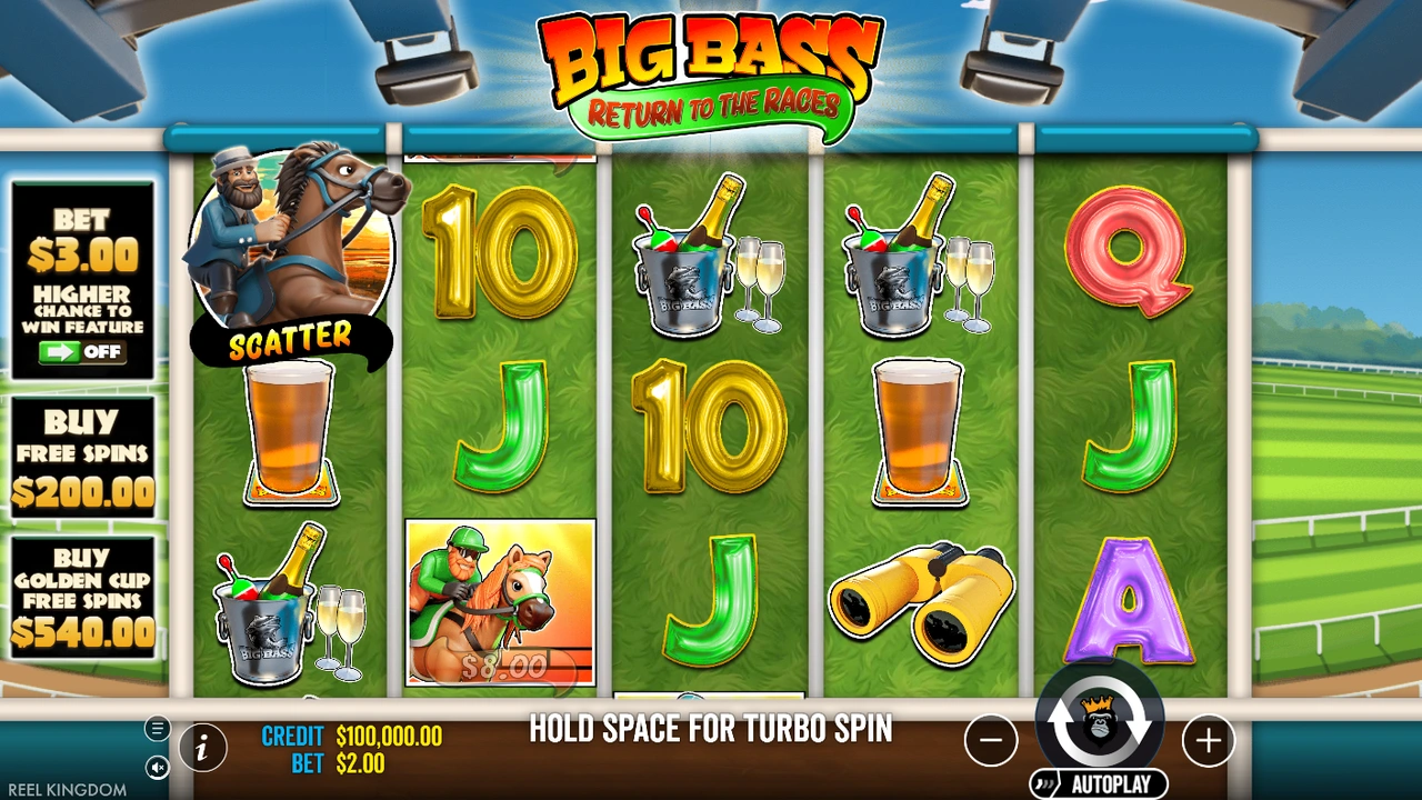Big Bass Return to the Races slot demo preview