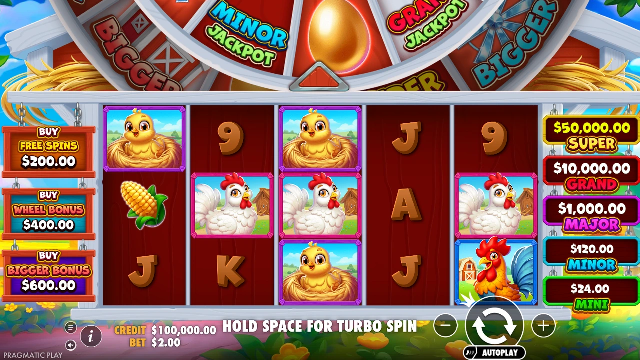 Bigger Barn House Bonanza slot demo preview