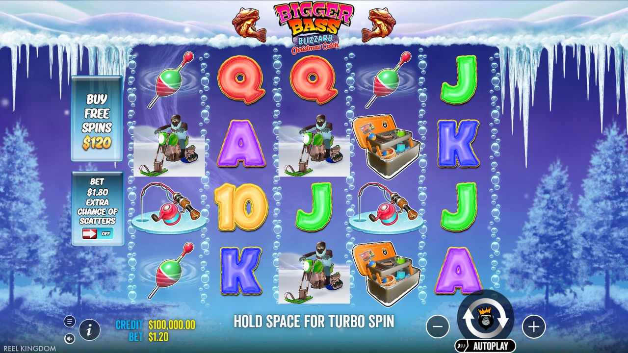 Bigger Bass Blizzard – Christmas Catch™ slot demo preview