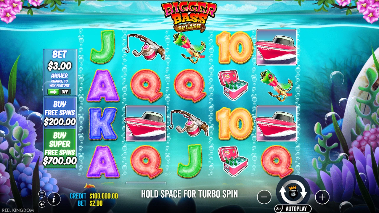 Bigger Bass Splash slot demo preview
