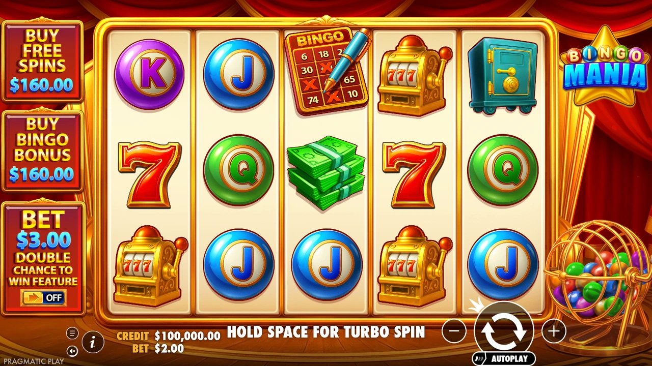 Bingo Mania slot demo preview