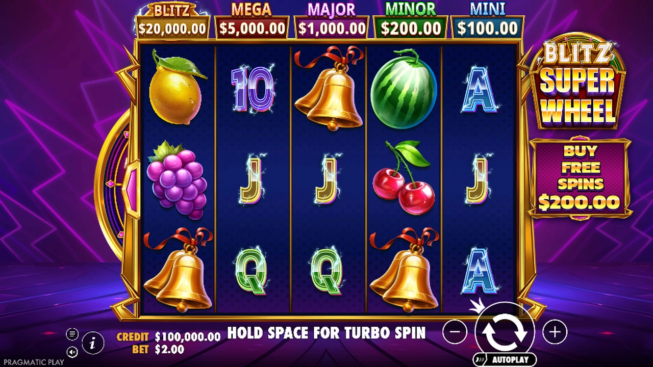 Blitz Super Wheel slot demo preview
