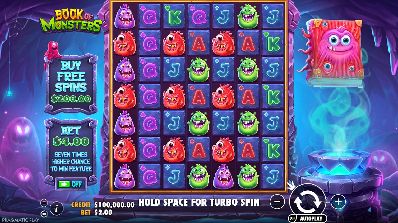 Book of Monsters slot demo preview