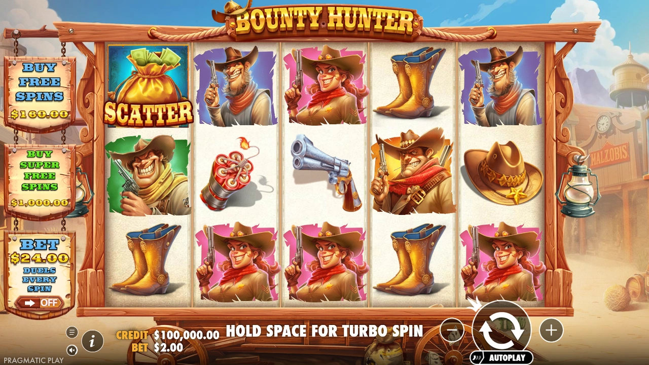 Bounty Hunter slot demo preview
