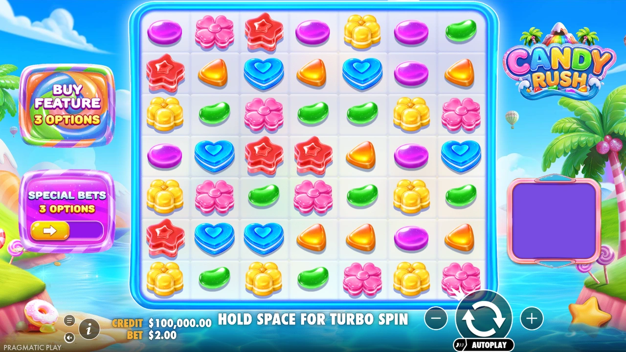 Candy Rush slot demo preview