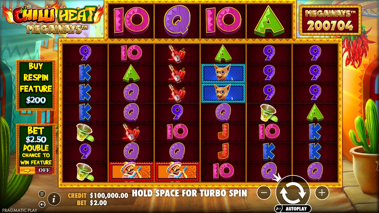 Chilli Heat® Megaways slot demo preview