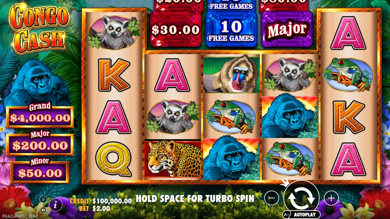 Congo Cash™ slot demo preview