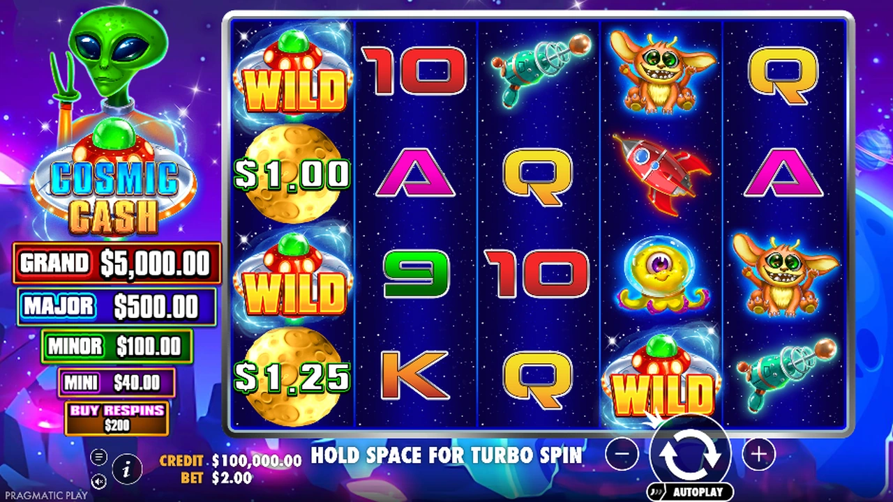 Cosmic Cash slot demo preview