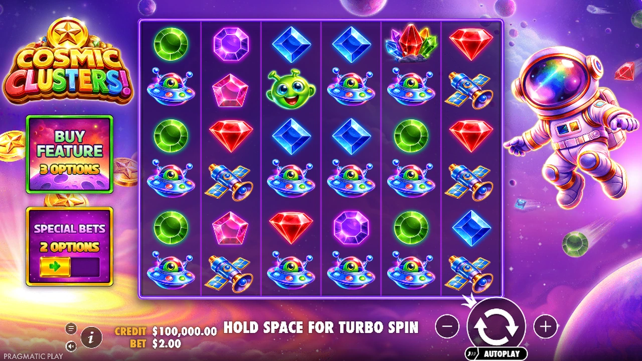 Cosmic Clusters! slot demo preview