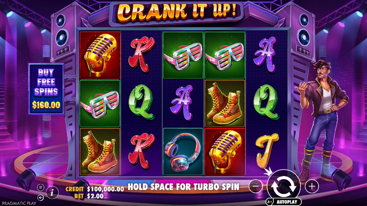 Crank It Up slot demo preview
