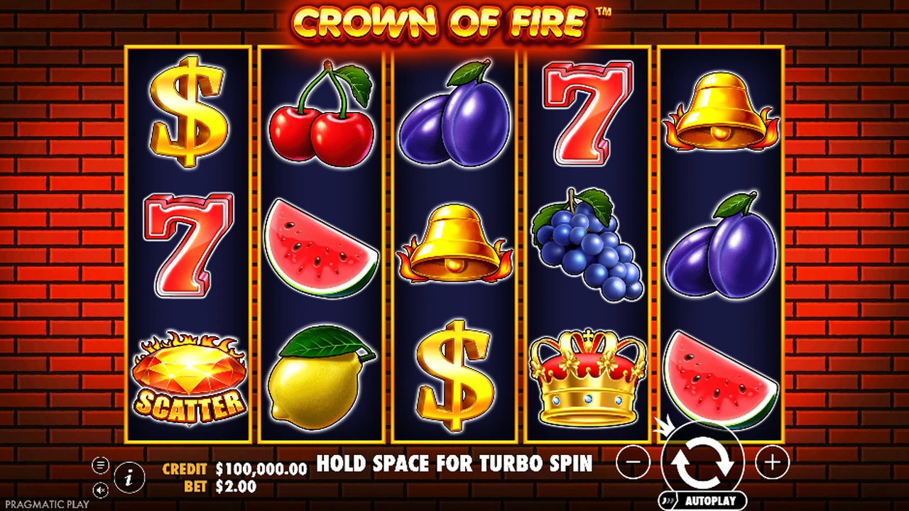 Crown of Fire slot demo preview