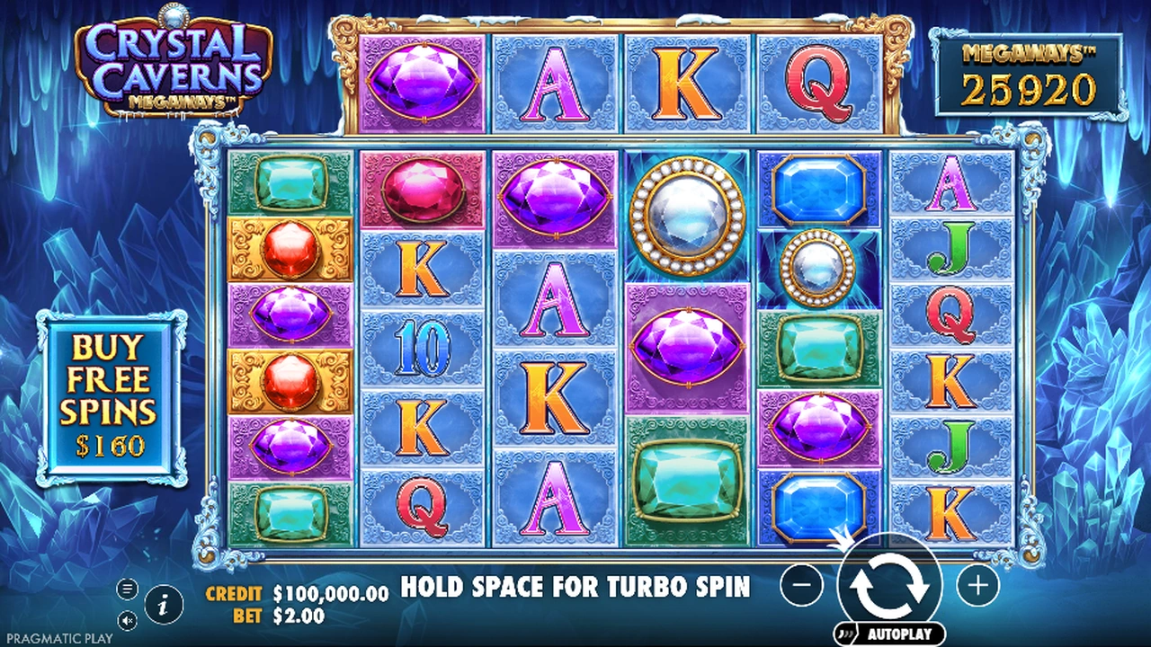 Crystal Caverns Megaways™ slot demo preview