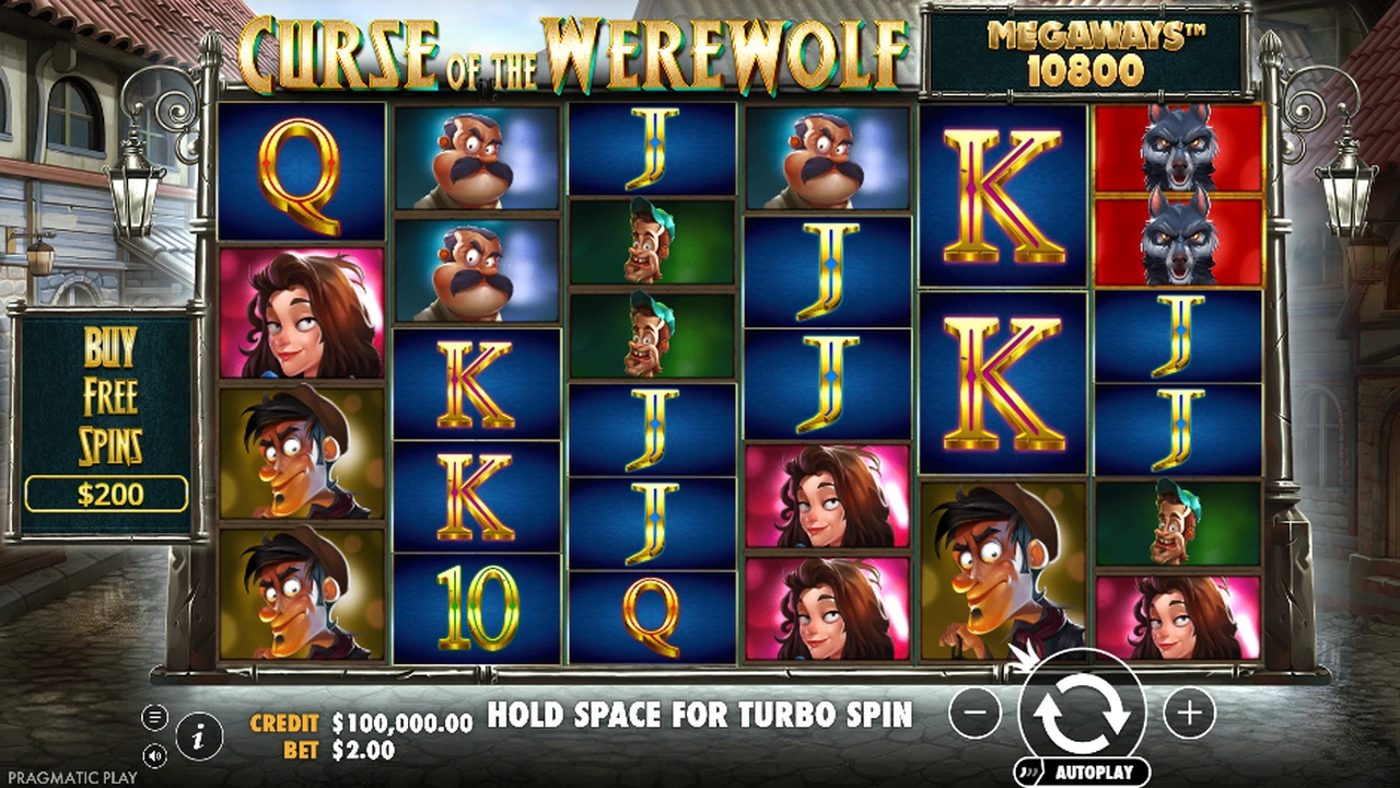 Curse of the Werewolf Megaways™ slot demo preview