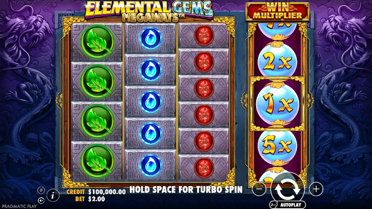 Elemental Gems Megaways™ slot demo preview