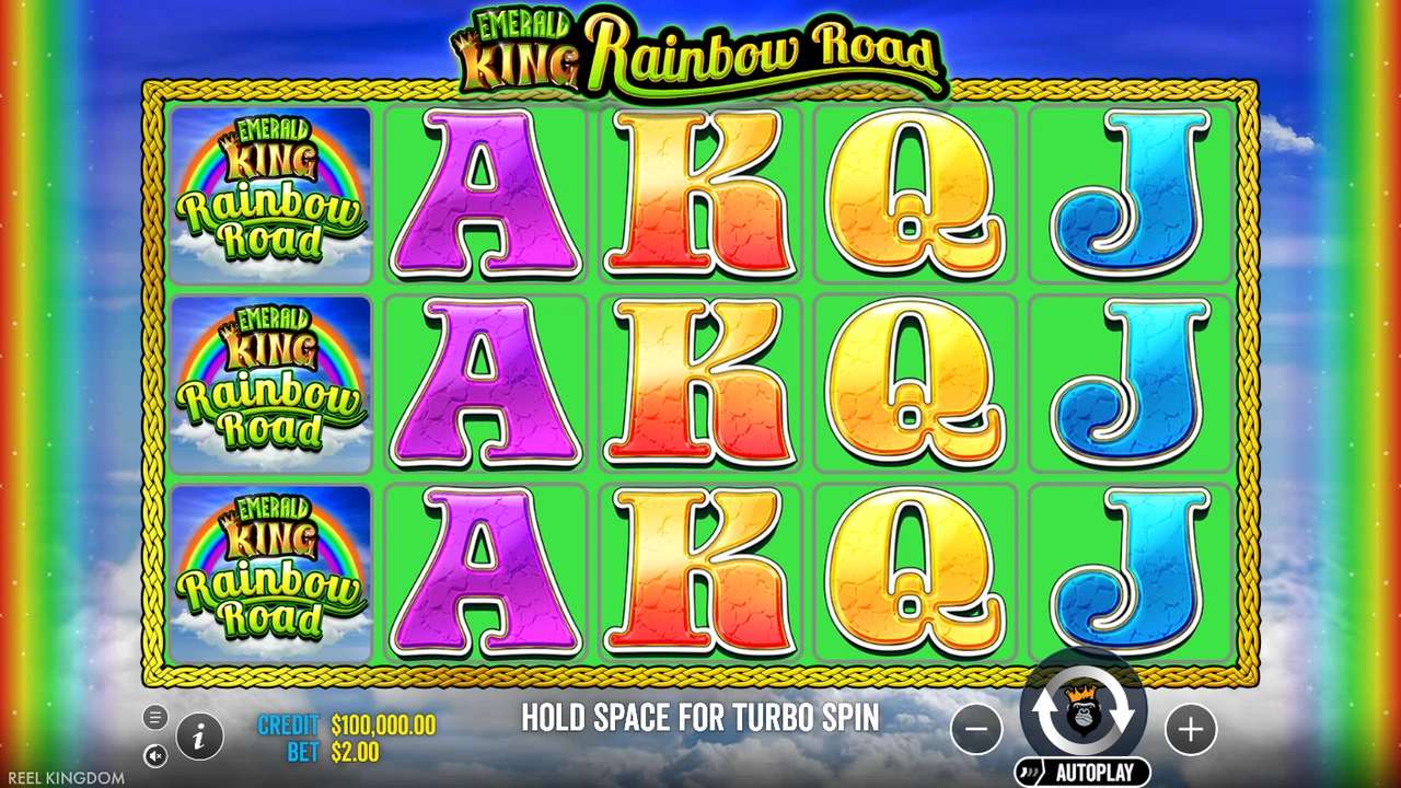 Emerald King® Rainbow Road slot demo preview
