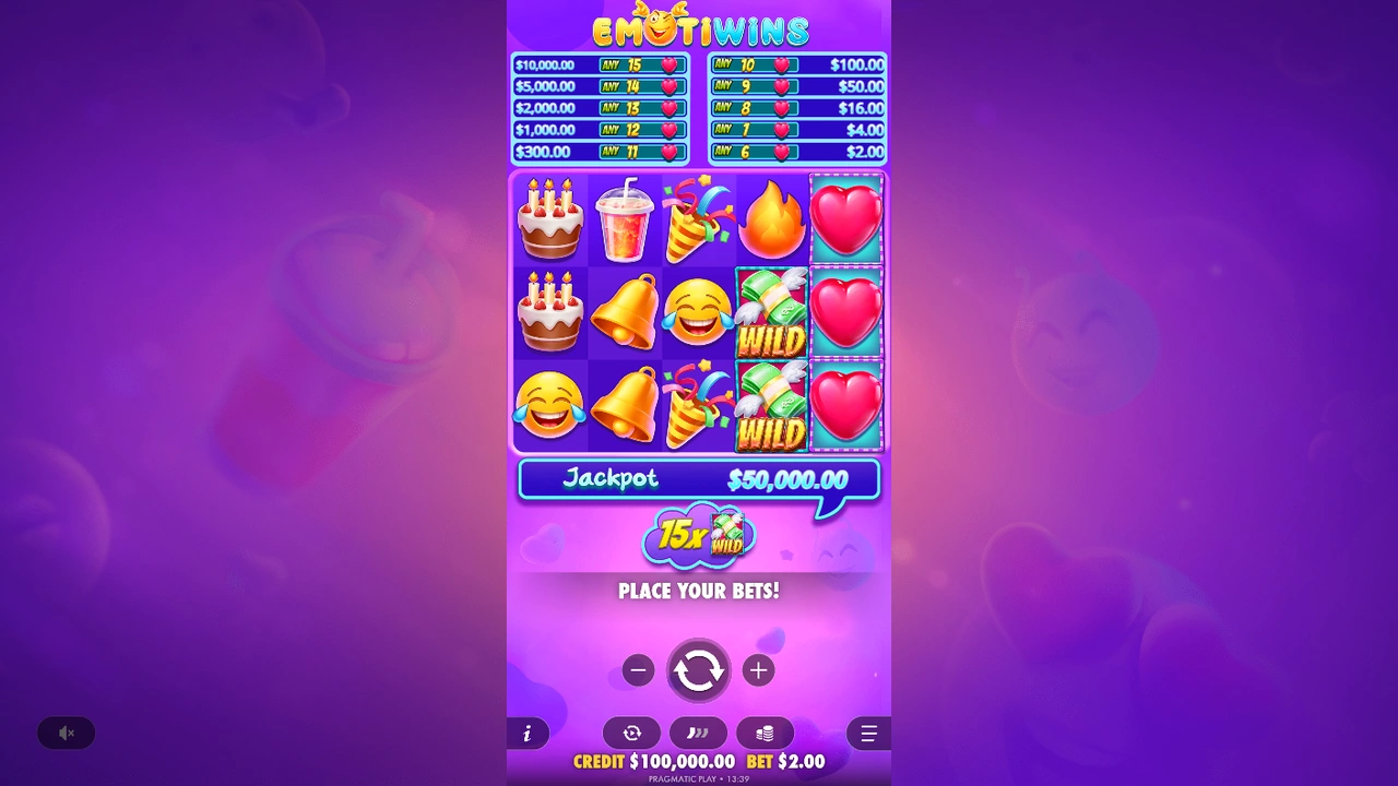 Emotiwins slot demo preview