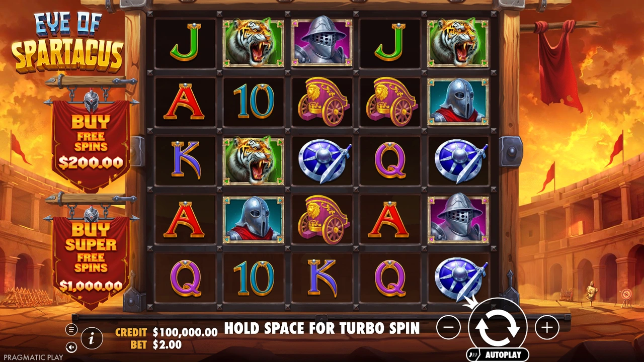 Eye of Spartacus slot demo preview