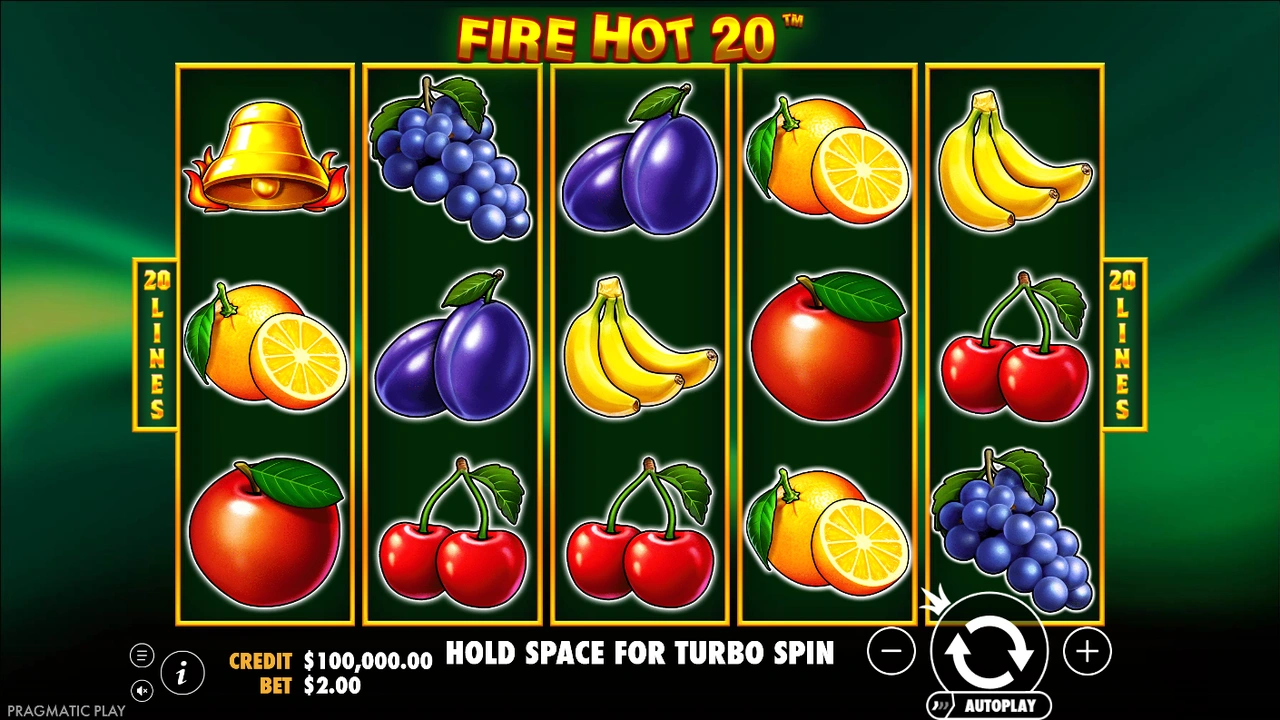 Fire Hot 20 slot demo preview