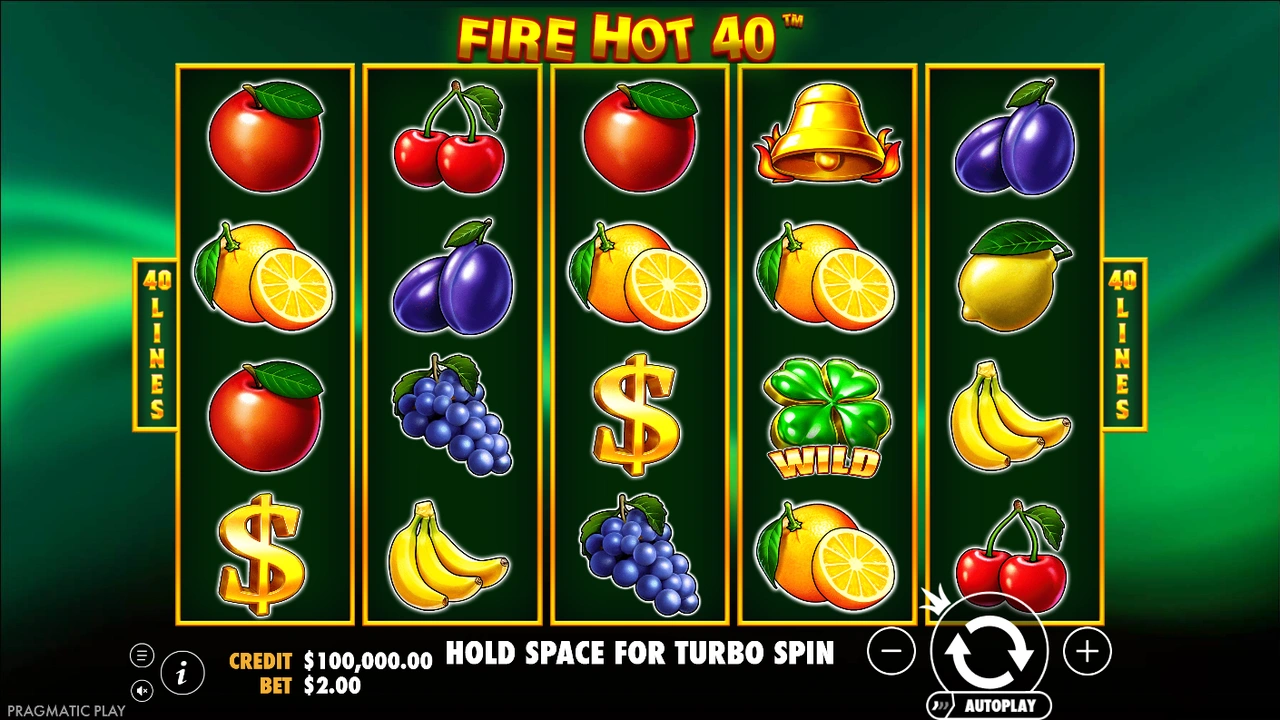 Fire Hot 40 slot demo preview