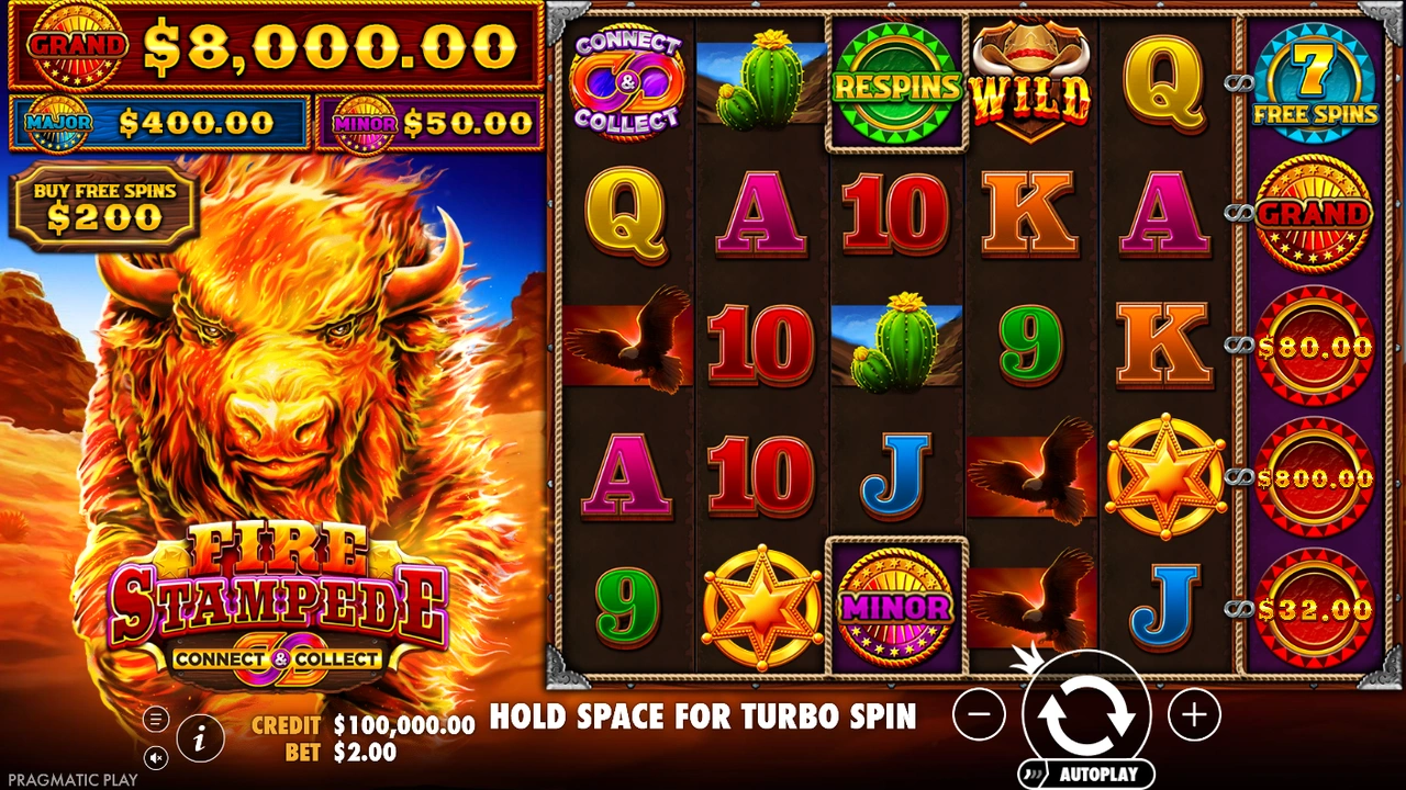 Fire Stampede™ slot demo preview