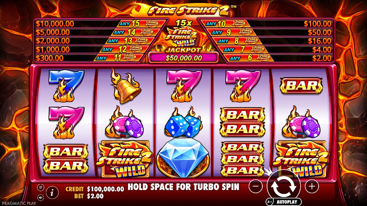 Fire Strike 2 slot demo preview