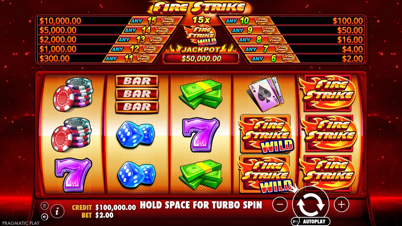 Fire Strike™ slot demo preview