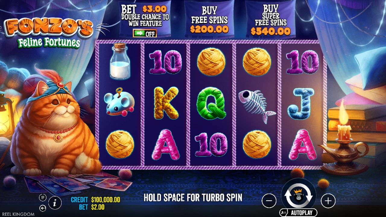 Fonzo’s Feline Fortunes slot demo preview