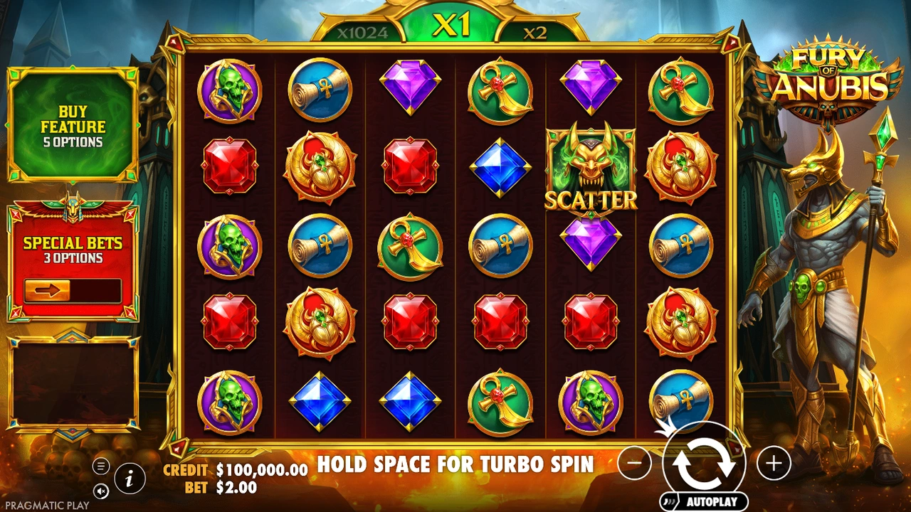Fury of Anubis slot preview