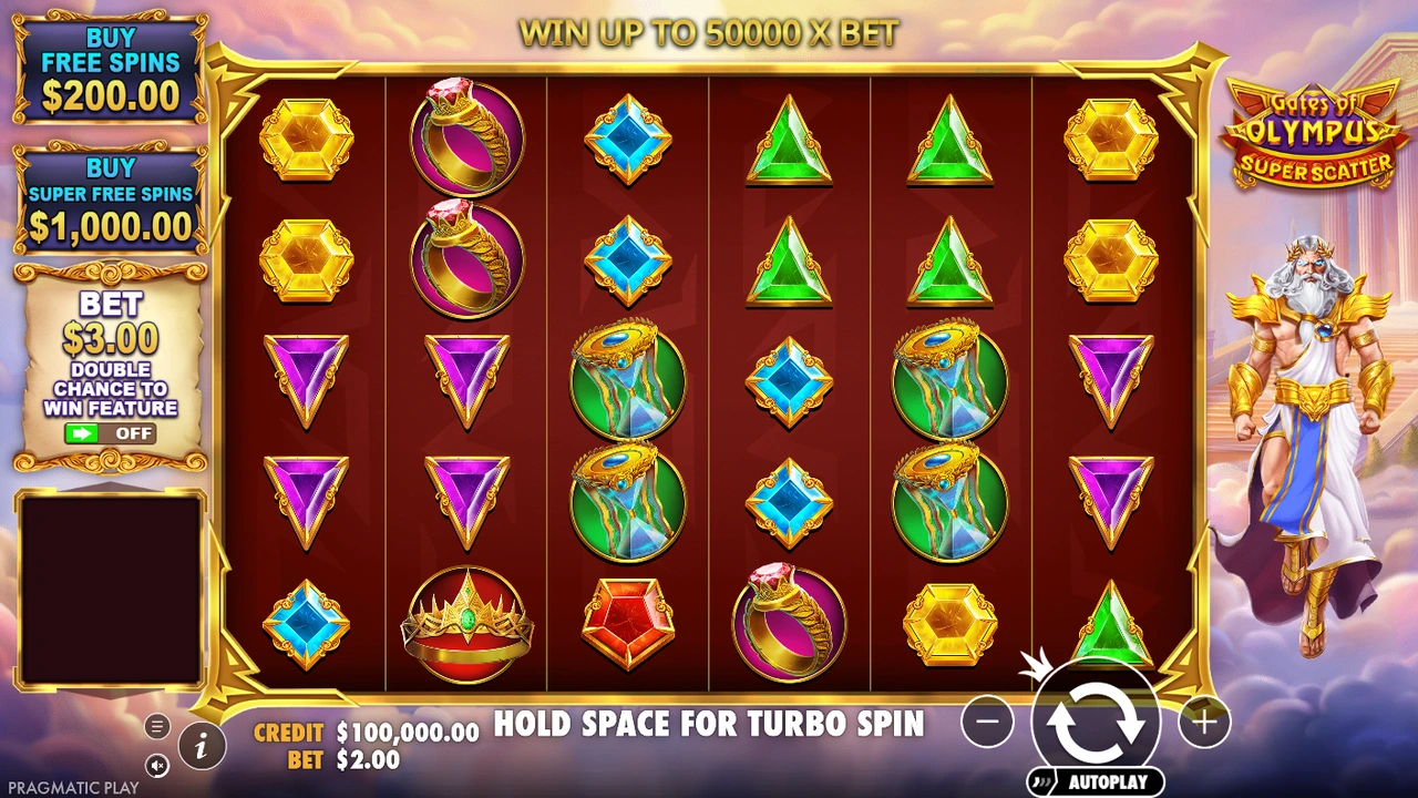 Gates of Olympus Super Scatter slot demo preview