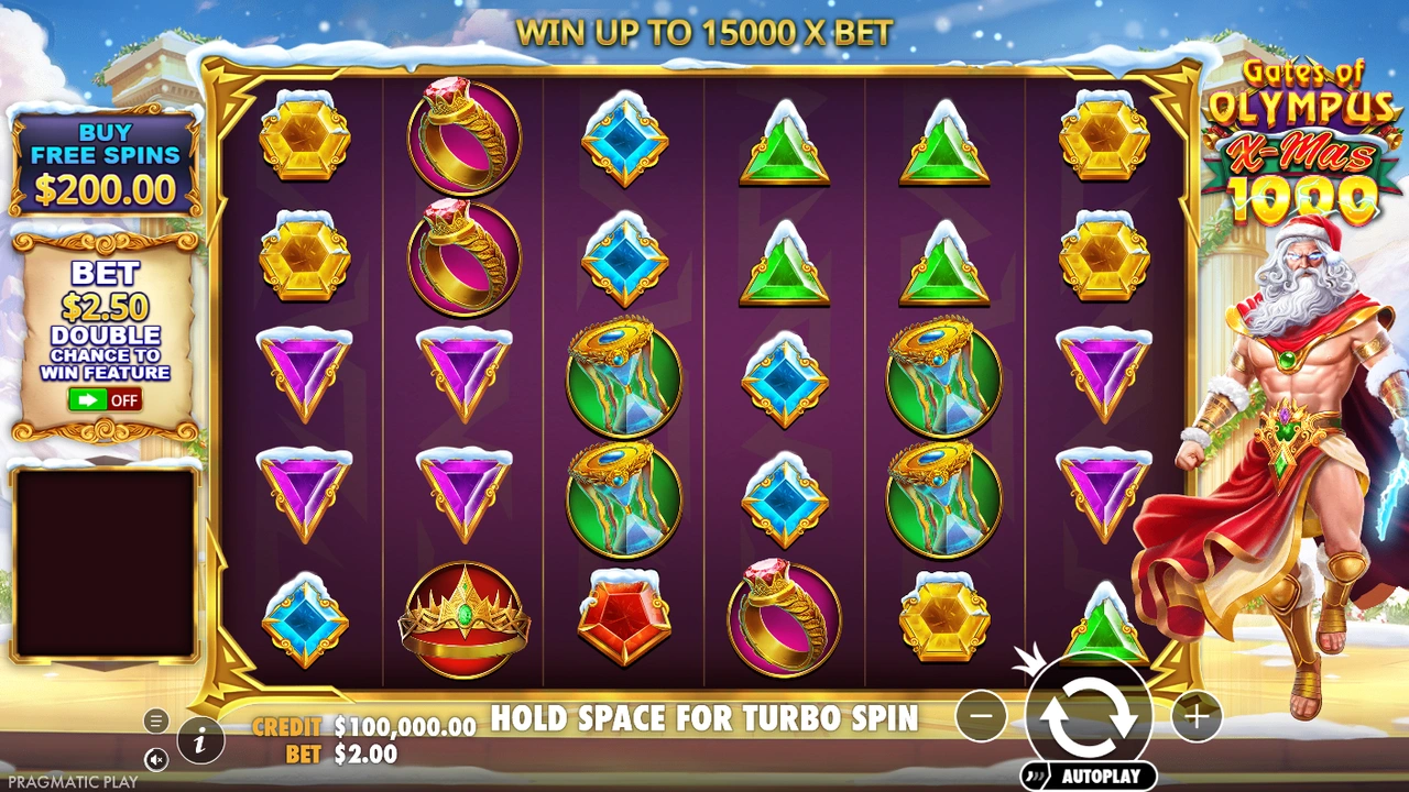 Gates of Olympus Xmas 1000 slot demo preview
