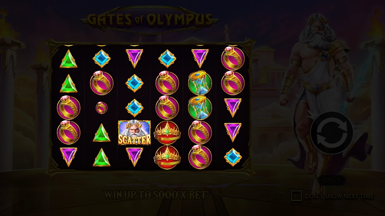 Gates of Olympus™ slot game preview