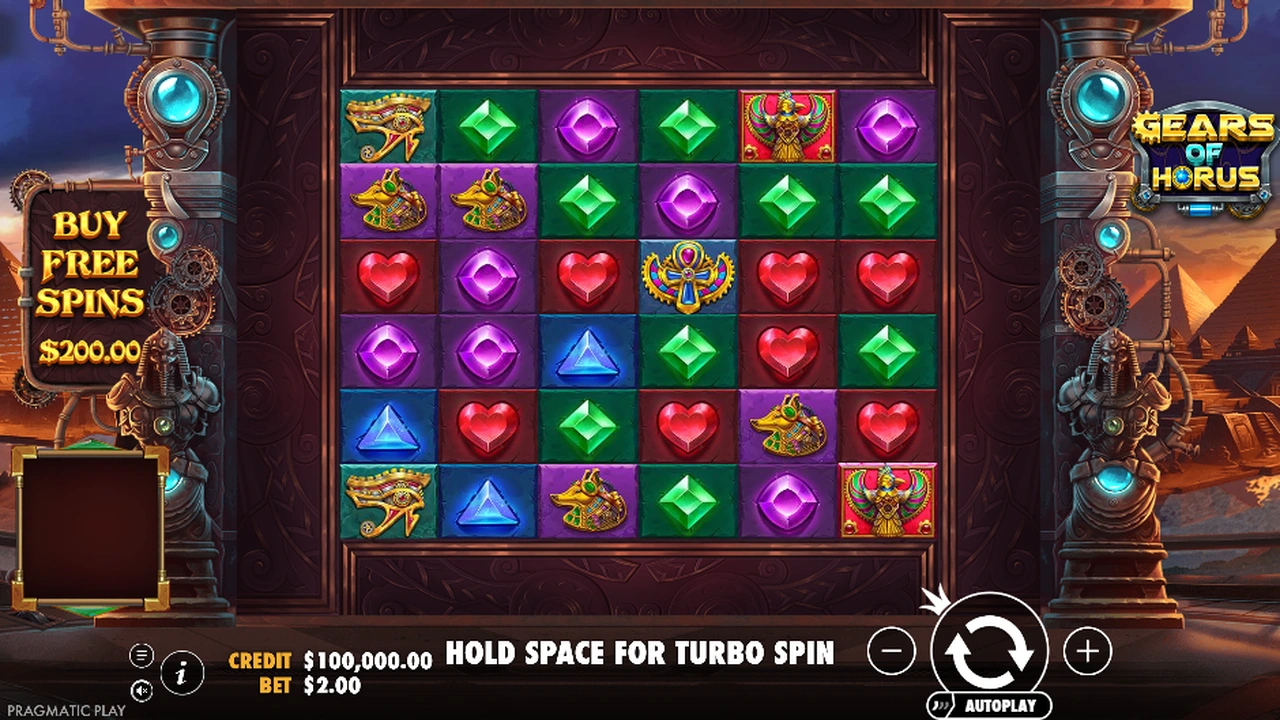 Gears of Horus slot demo preview