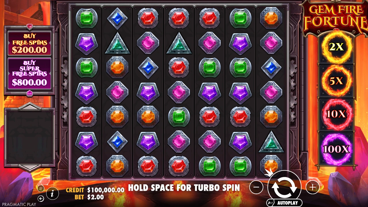 Gem Fire Fortune slot demo preview