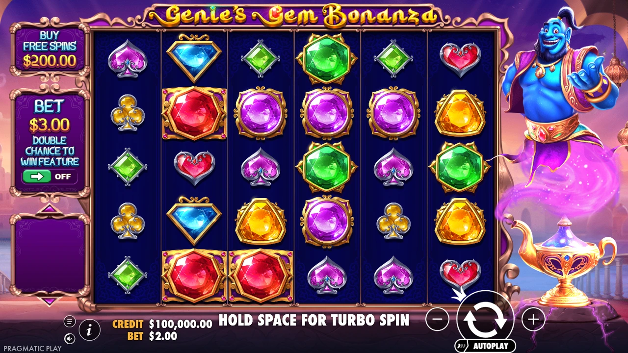 Genie’s Gem Bonanza slot demo preview